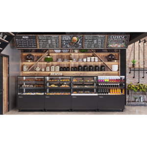 Витрина кондитерская Carboma KC71-130 VV 0,9-2 (9005) открытая - Изображение 6