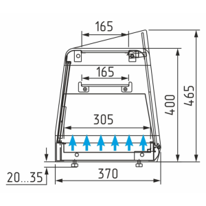 Витрина холодильная настольная Carboma AC38 SM 1,8-11 - Изображение 5