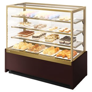 Витрина кондитерская Chilz VETE KUB 130 шоколад, золотой глянец