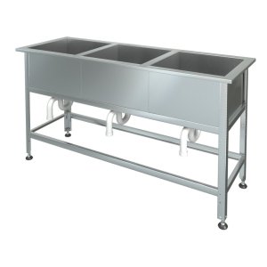 Ванна моечная МХМ М-3-0,3-0,6/1,47 (AISI 430, t=0,6)