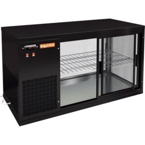 Витрина холодильная настольная HICOLD VRL 1100 L Black