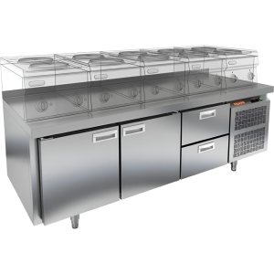 Стол морозильный HiCold GN 1122/BT LT под тепловое оборудование