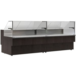 Витрина холодильная Carboma GC110 VM 2,5-1 (ВХС-2,5 Carboma GC 110 (динамика)) (1005 венге)