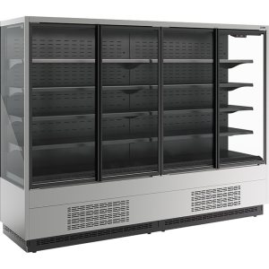 Горка холодильная Carboma FC20-07 VV 2,5-1 STANDARD фронт X1 (версия 2.0) (9006-9005)