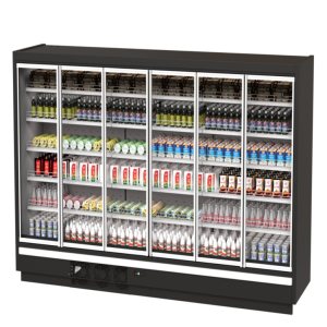 Горка холодильная Kifato Прага 3750×800×2150 (с дверьми, выносной агрегат)