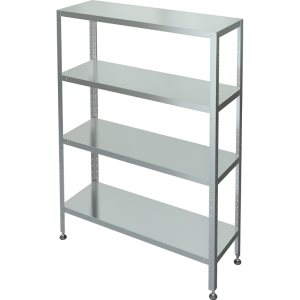 Стеллаж с 4-я сплошными полками МХМ С-4-0,5/1,2/2,2 (оцинковка) 
