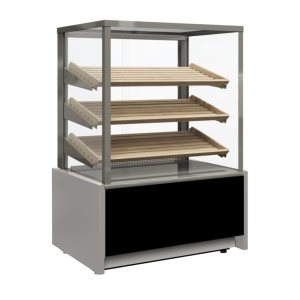 Витрина кондитерская Carboma KC70 N 1,3-1 Light Bread (9006-9005) хлебная, со стеклом